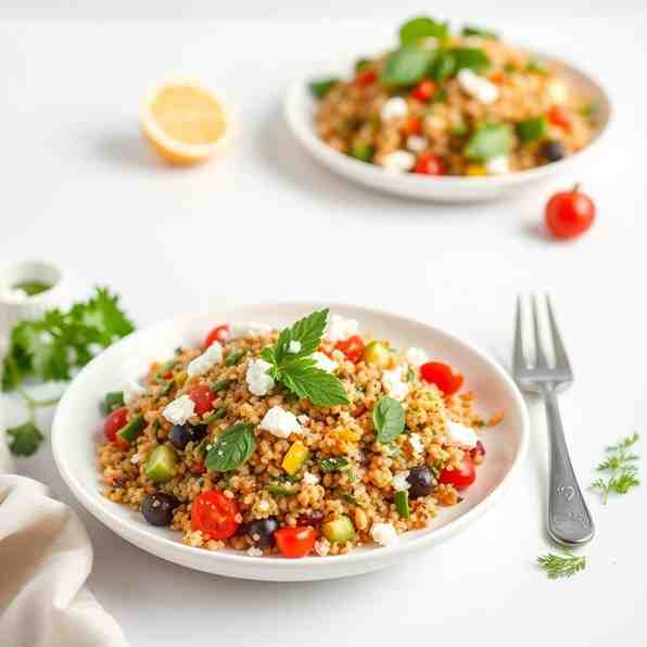 Simple Quinoa Salad - Easy, Healthy Meal Prep!